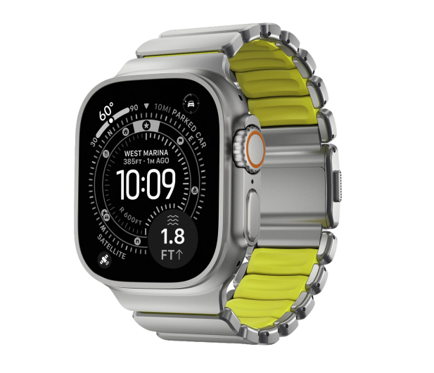 Nomad Stratos Band FKM Apple Watch 45/46/49mm natural titani - 1418397 - zdjęcie